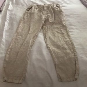 Zara boy 100% linen pants in EUC
